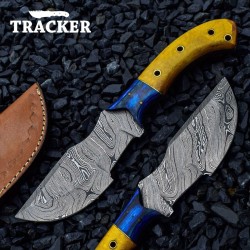 Hand-Forged Damascus Adventure Tool | Precision & Durability