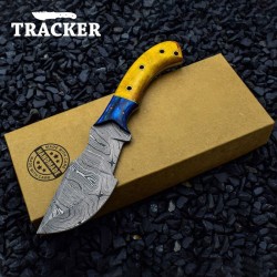 Hand-Forged Damascus Adventure Tool | Precision & Durability