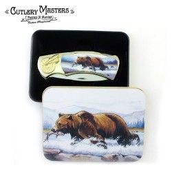 Bear Collectible Box Knife | Compact Stainless Steel Blade