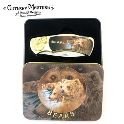 Bear Themed Box Knife | Collectible Stainless Steel Blade Design