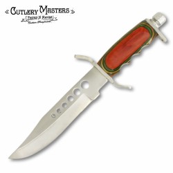 Rambo 3 Premium Blade with Colorwood Handle and Leather Scabbard