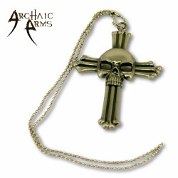 Cross Skull Pendant Blade with Stainless Steel Design for Unique Style