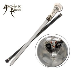 Cobra Amber Handle Stealth Cane Sword with Hidden Stainless Steel