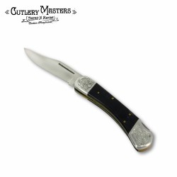 Classic Horn Lockback Folder: 9-Inch Stainless Steel Folding Tool