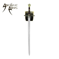 King Peter’s Regal Sword – Stainless Steel Blade with Leather Scabbard