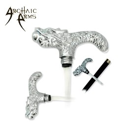 Sea Dragon Walking Sword – Stunning Stainless Steel Cane Blade