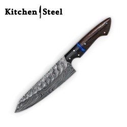 Elevate Outdoor Dining: Dahlia Precision 5-Piece Damascus Knife Set