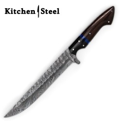 Elevate Outdoor Dining: Dahlia Precision 5-Piece Damascus Knife Set