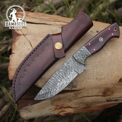 Artisan Damascus Bushcraft Tool | Unique Handcrafted Blade