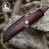 Artisan Damascus Bushcraft Tool | Unique Handcrafted Blade