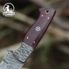 Artisan Damascus Bushcraft Tool | Unique Handcrafted Blade