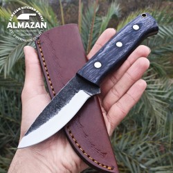 Handcrafted Tool with Leather Sheath - Outdoor Survival Essential