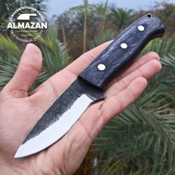 Handcrafted Tool with Leather Sheath - Outdoor Survival Essential