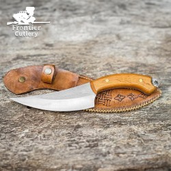 Premium Full Tang Outdoor Tool with Chesnut Wood Handle