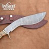 Hand Forged Damascus Kukri – Precision Crafted Masterpiece