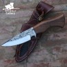 Elegant D2 Steel Skinner – Hand Engraved Rosewood Handle