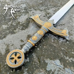 Handcrafted Templar Knight Sword – Medieval Crusader Elegance