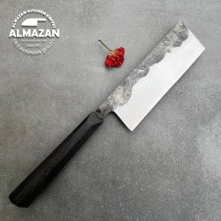 Handforged High-Carbon Nakiri – Precision Vegetable Cutting Knife