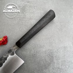 Handforged High-Carbon Nakiri – Precision Vegetable Cutting Knife