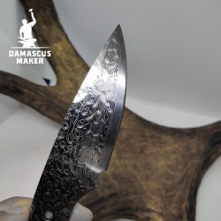 Mirror Finish VG10 Damascus Blade – 67 Layers for Custom Crafting