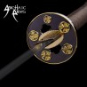 Handmade Damascus Steel Katana – Authentic Samurai Sword with Pearl Ha