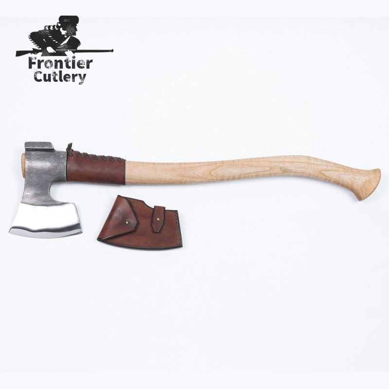 Finnish Hand-Forged Carbon Steel Bushcraft Axe – Perfect for Outdoors