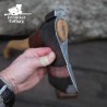 Finnish Hand-Forged Carbon Steel Bushcraft Axe – Perfect for Outdoors