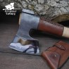 Finnish Hand-Forged Carbon Steel Bushcraft Axe – Perfect for Outdoors