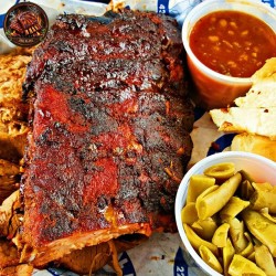 Memphis Style Ribs - 4 Slabs with Sauce & Rub