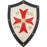 Knights Templar Crusader Shield – Stainless Steel with Red Cross