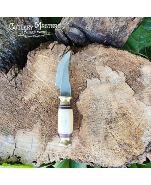 Exclusive White Bone Hunting Knife - Stainless Steel Blade