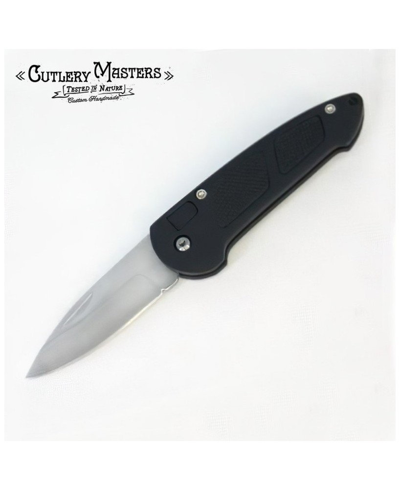 Black SWAT Grip Auto Knife - Tactical Precision and Style