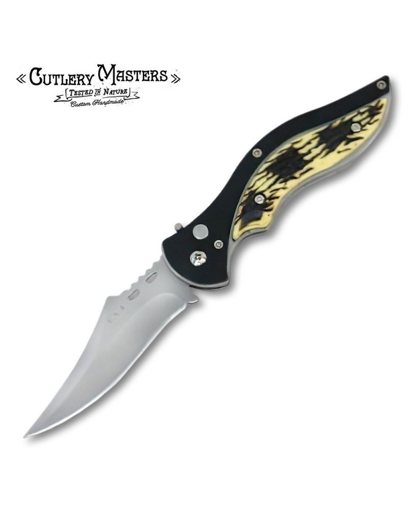 Ridge Runner Imi-Stag Auto Knife - Elegant Collector's Choice