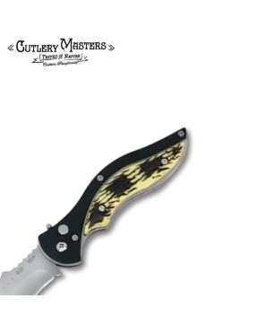 Ridge Runner Imi-Stag Auto Knife - Elegant Collector's Choice