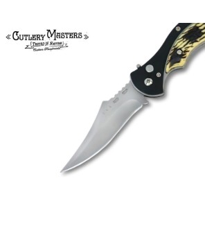 Ridge Runner Imi-Stag Auto Knife - Elegant Collector's Choice