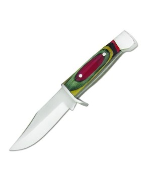 Colorwood Handle Buck Ridge Hunter Knife