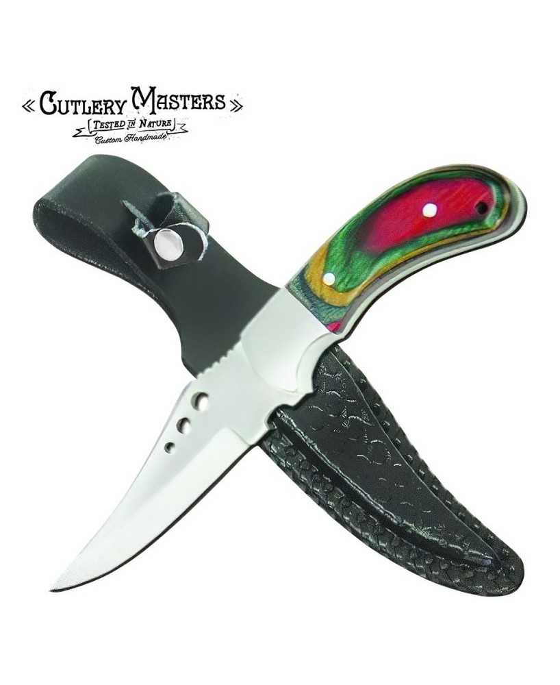 Exotic Black Boar Hunter Knife - Premium Stainless Steel Craftsmanship