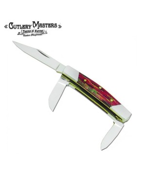 Rainbow Canoe Folder Knife - Collectible Stainless Steel Blade