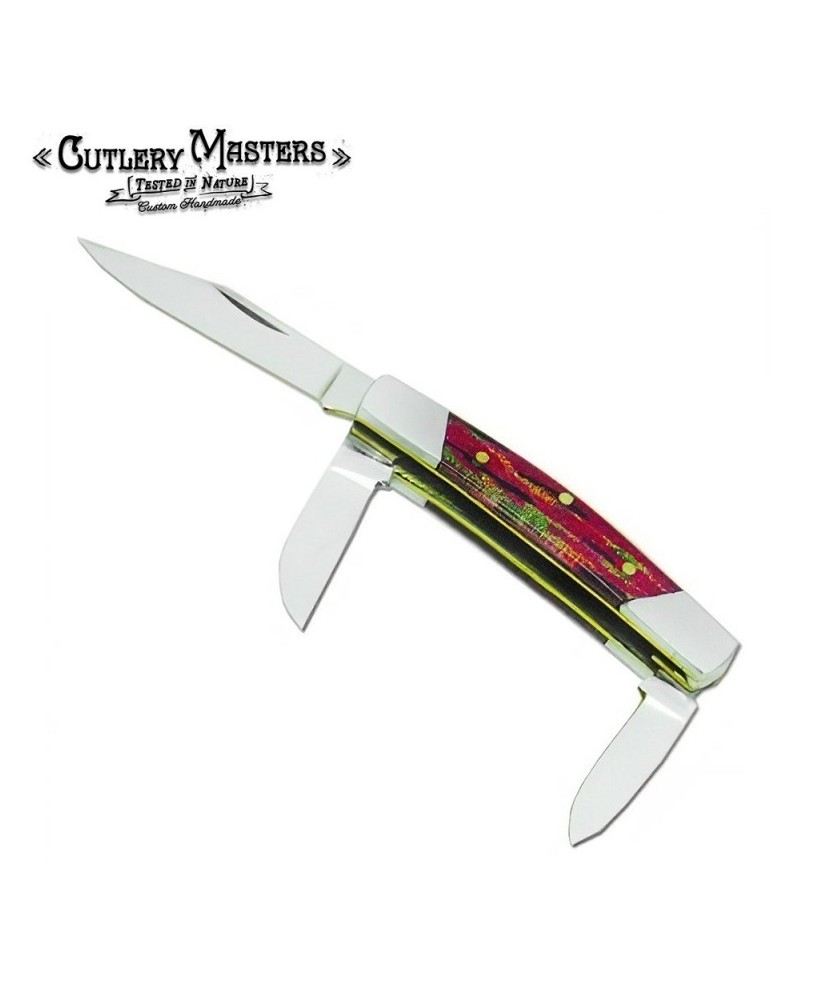 Rainbow Canoe Folder Knife - Collectible Stainless Steel Blade