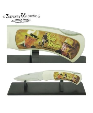 Collectable JUMBO John Wayne knife with stand