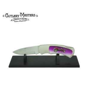 Collectable JUMBO 1914 car knife with stand