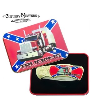 Proud Trucker Box Knife - Durable & Stylish Gift for Truckers