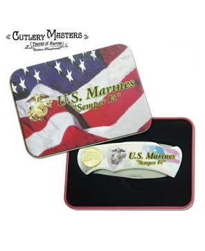 U.S. Marines Box Knife - Honor & Precision for Collectors