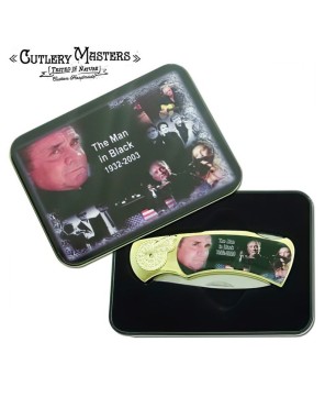 Johnny Cash Commemorative Box Knife - Tribute to a Music Legend