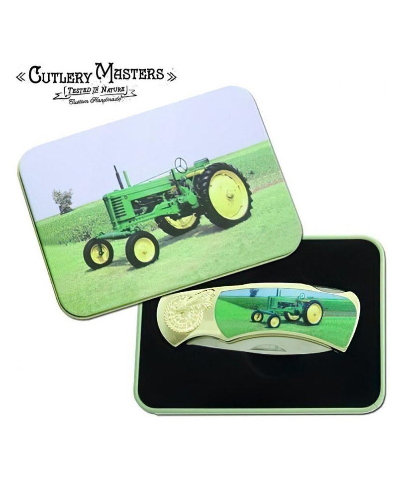 Classic Tractor Box Knife - A Tribute to Farm Life