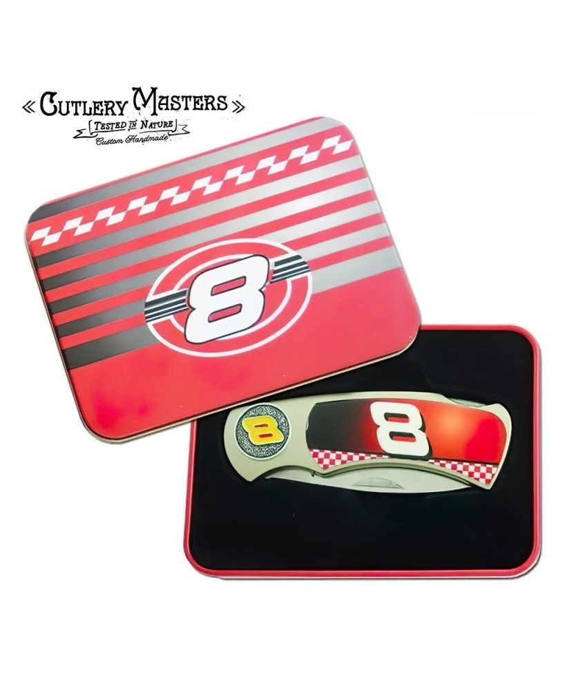 Racing Enthusiast's Stainless Steel Box Knife - Speed and Precision