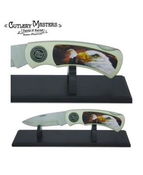 Collectible Jumbo Eagle Knife with Display Stand | Stunning Décor