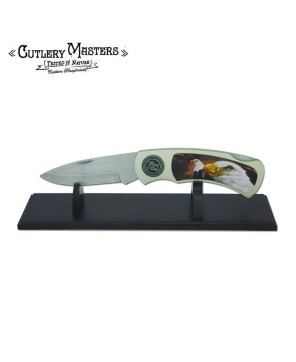 Collectible Jumbo Eagle Knife with Display Stand | Stunning Décor