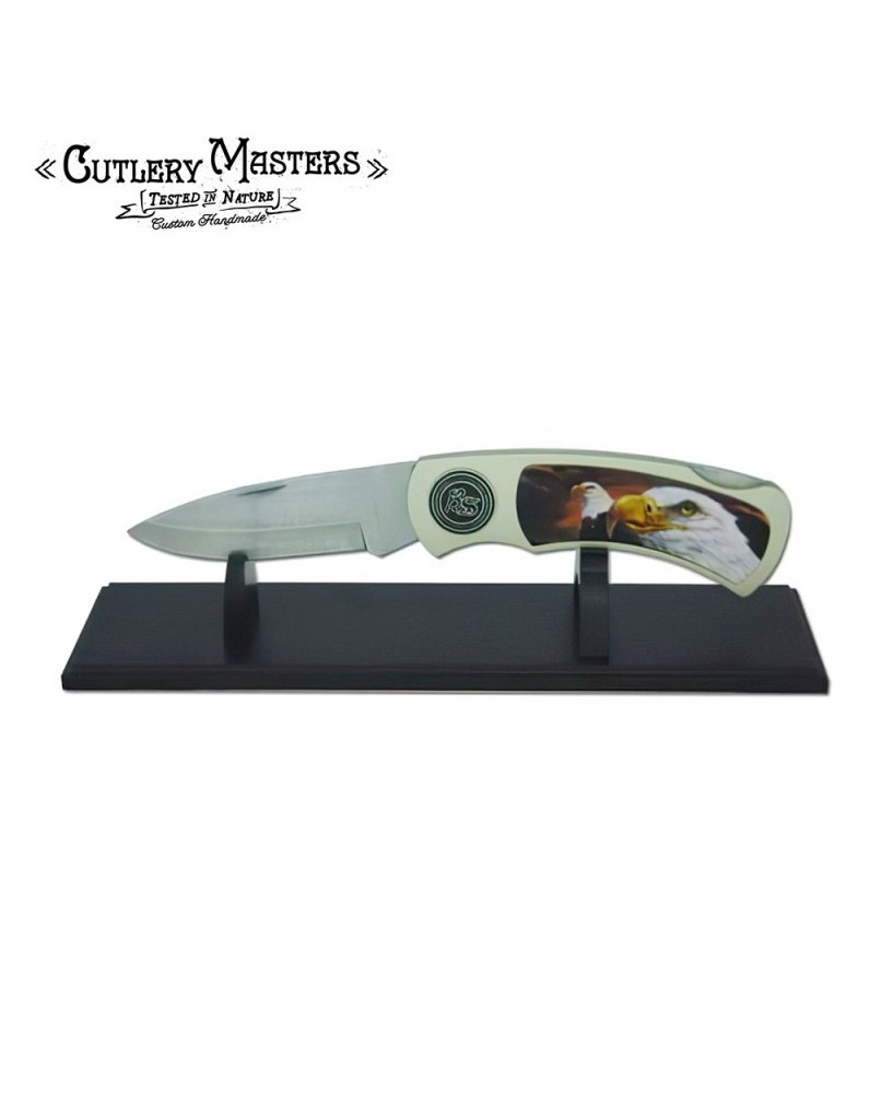 Collectible Jumbo Eagle Knife with Display Stand | Stunning Décor