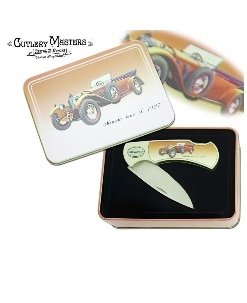 1927 Mercedes Benz F Classic Car Box Knife - Collector's Edition